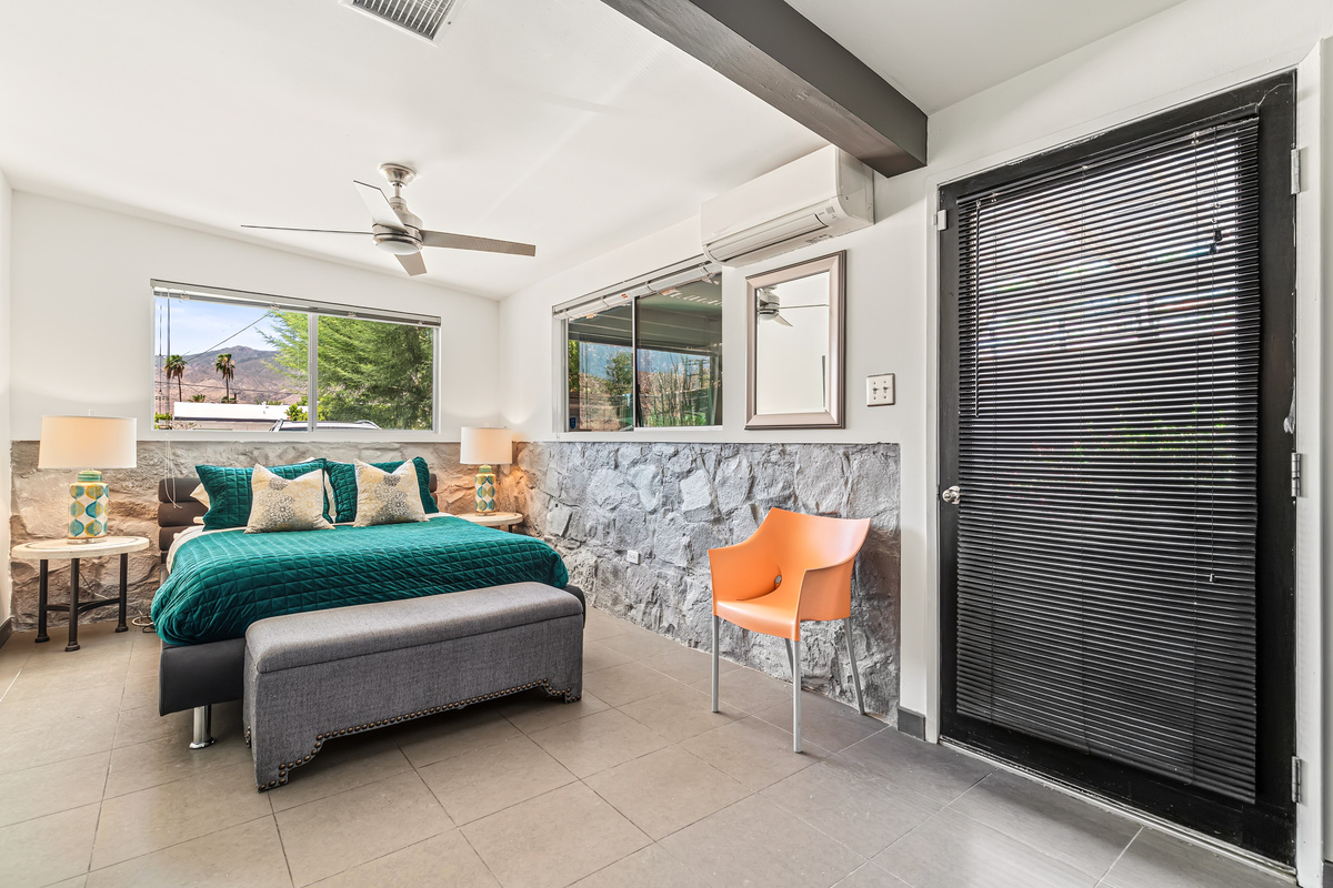 guest bedroom with view