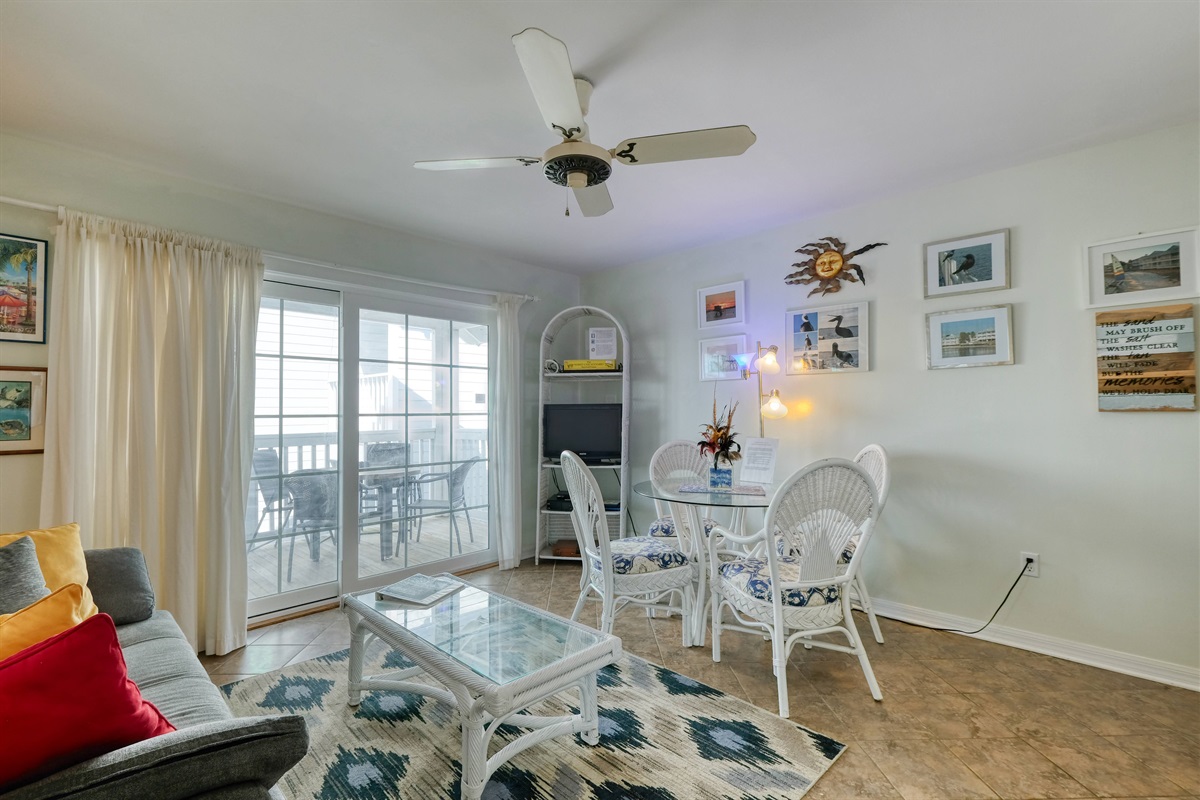 HD TV with Dish Network in living space