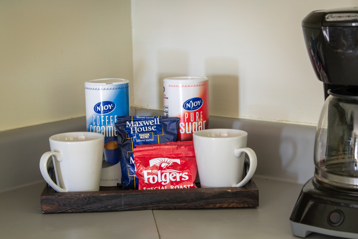 Coffee lovers, you're covered. Start your morning with a fresh cup before relaxing by the pool or heading out to explore everything Birmingham has to offer.