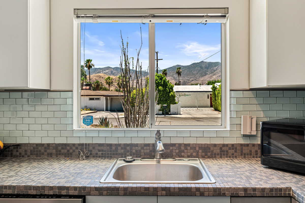 View from kitchen