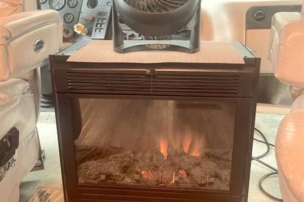 Electric Fireplace (for aesthetics only)