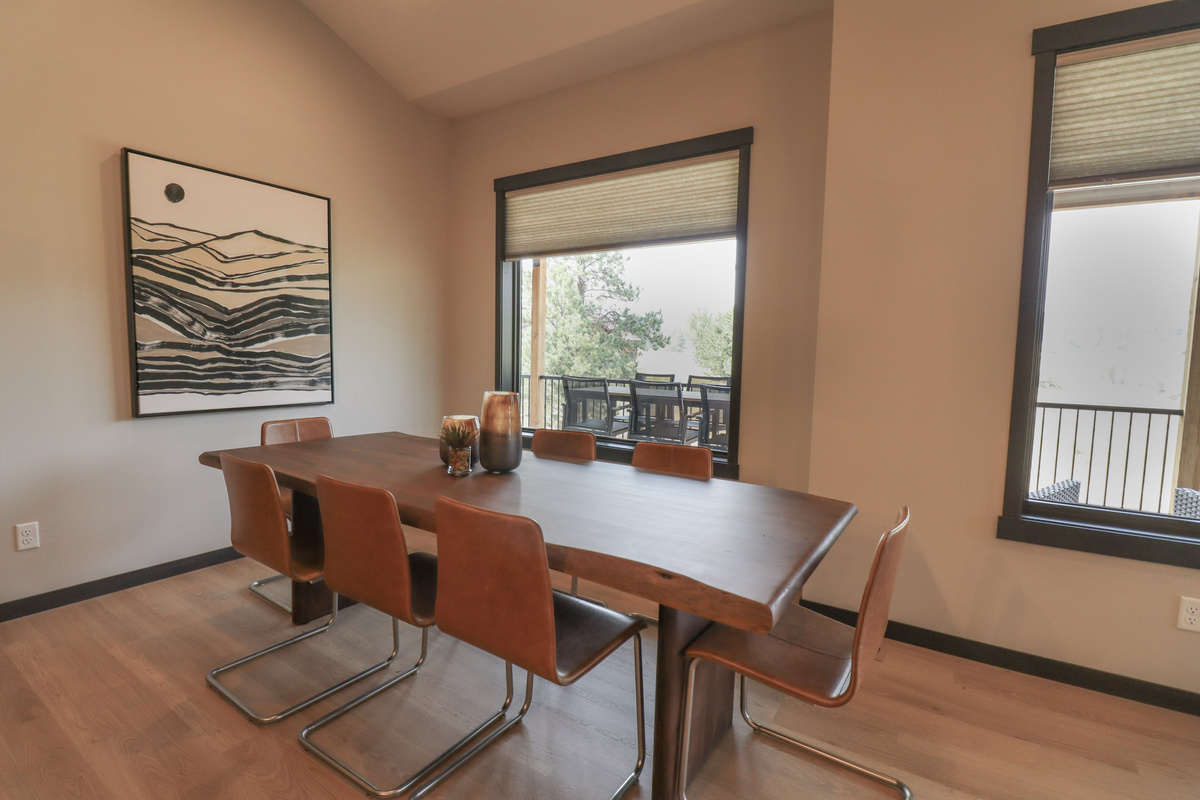 Dining room table off the kitchen