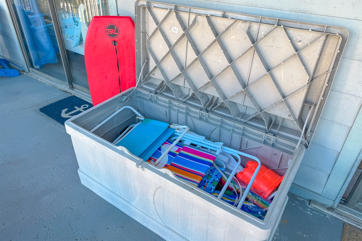 Items that we share for use at the beach.