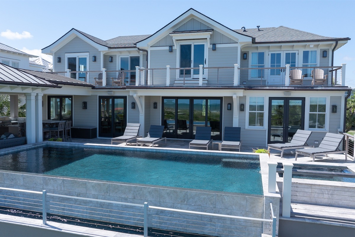Pool Deck | Beach Shelter | 3708 Palm Blvd | Isle of Palms, SC | IOP Escapes