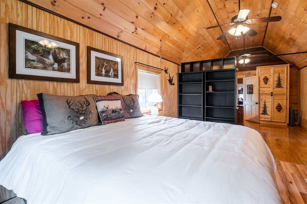 Bedroom #2 with king bed