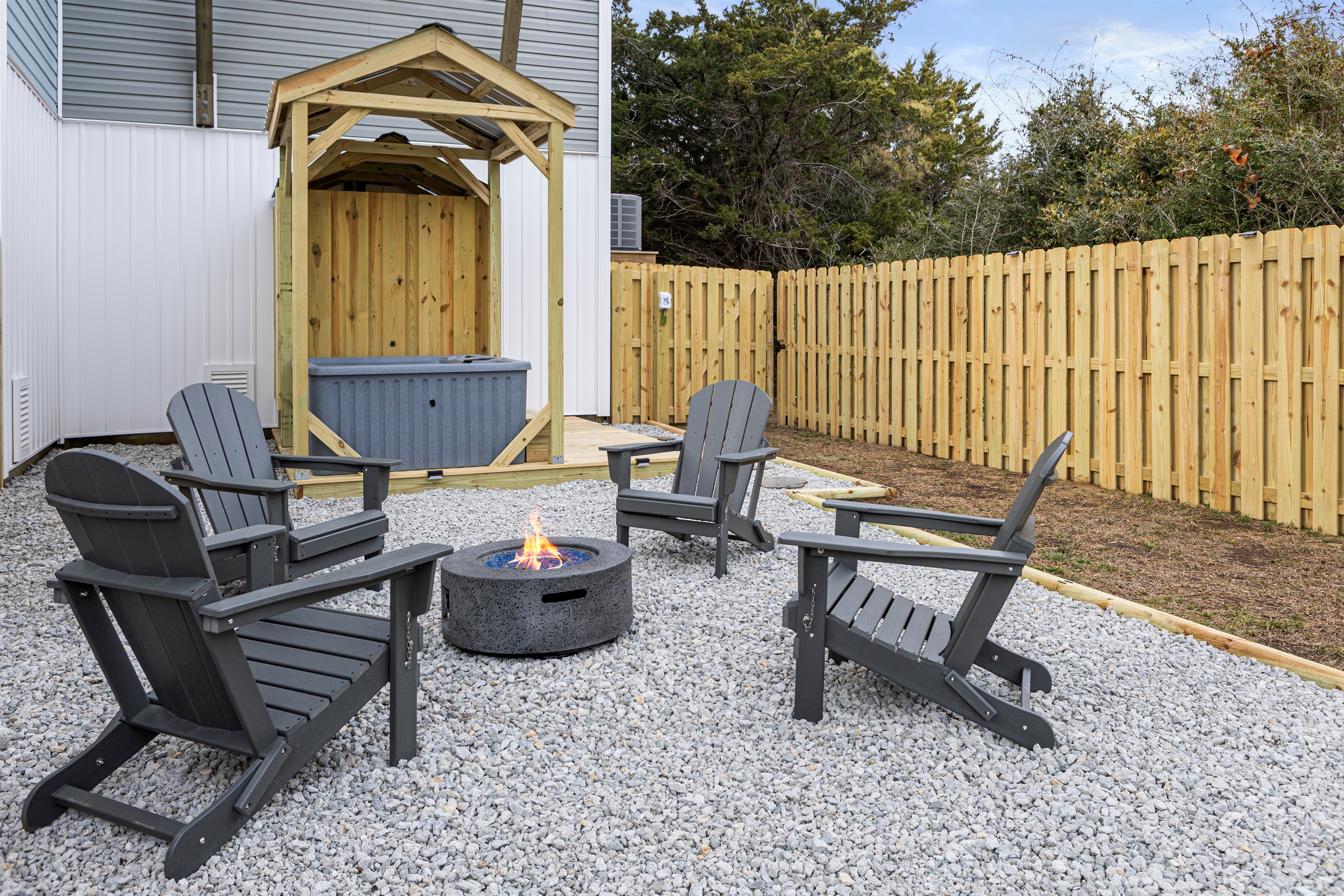 Fully Fenced Backyard Oasis
