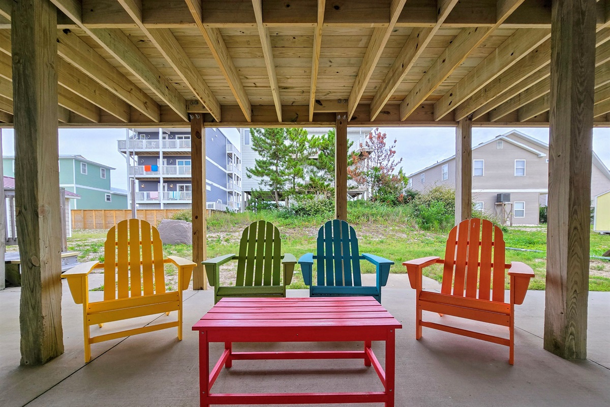 Tiki Bar Seating