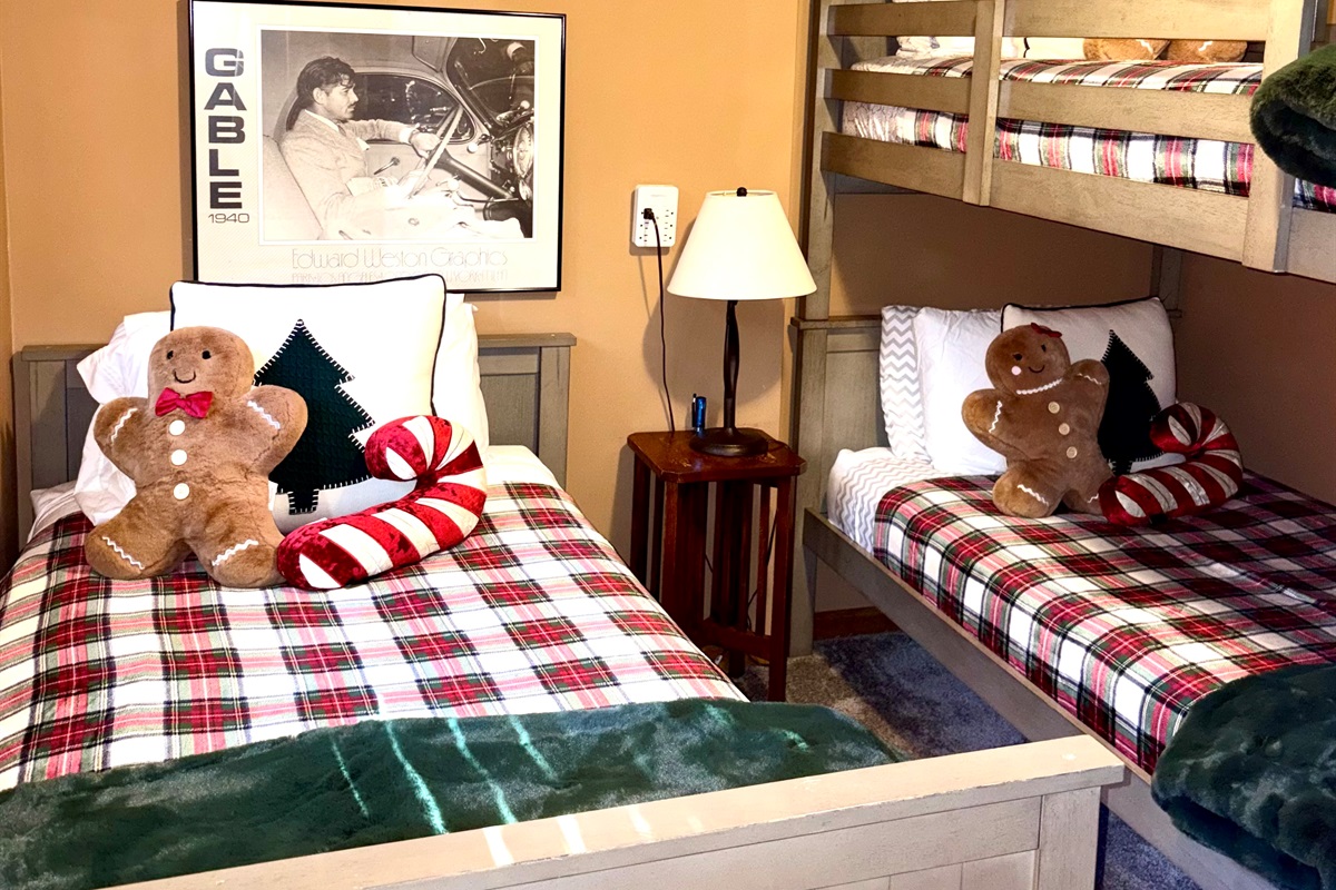 Bedding for the Holiday Season in the Bunk Room