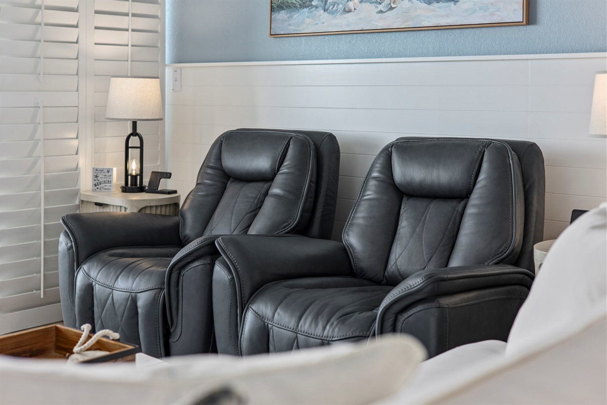 Triple electric recliners!