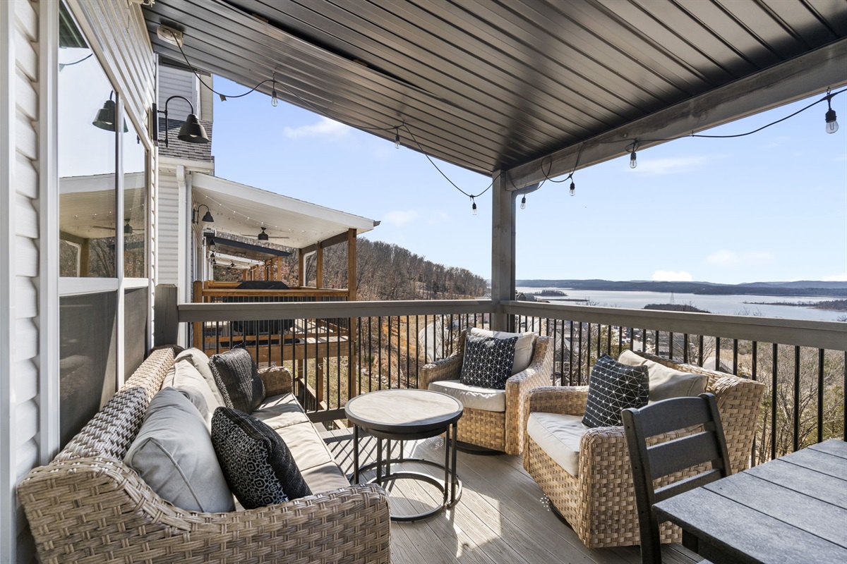 Main Level Deck Seating Area