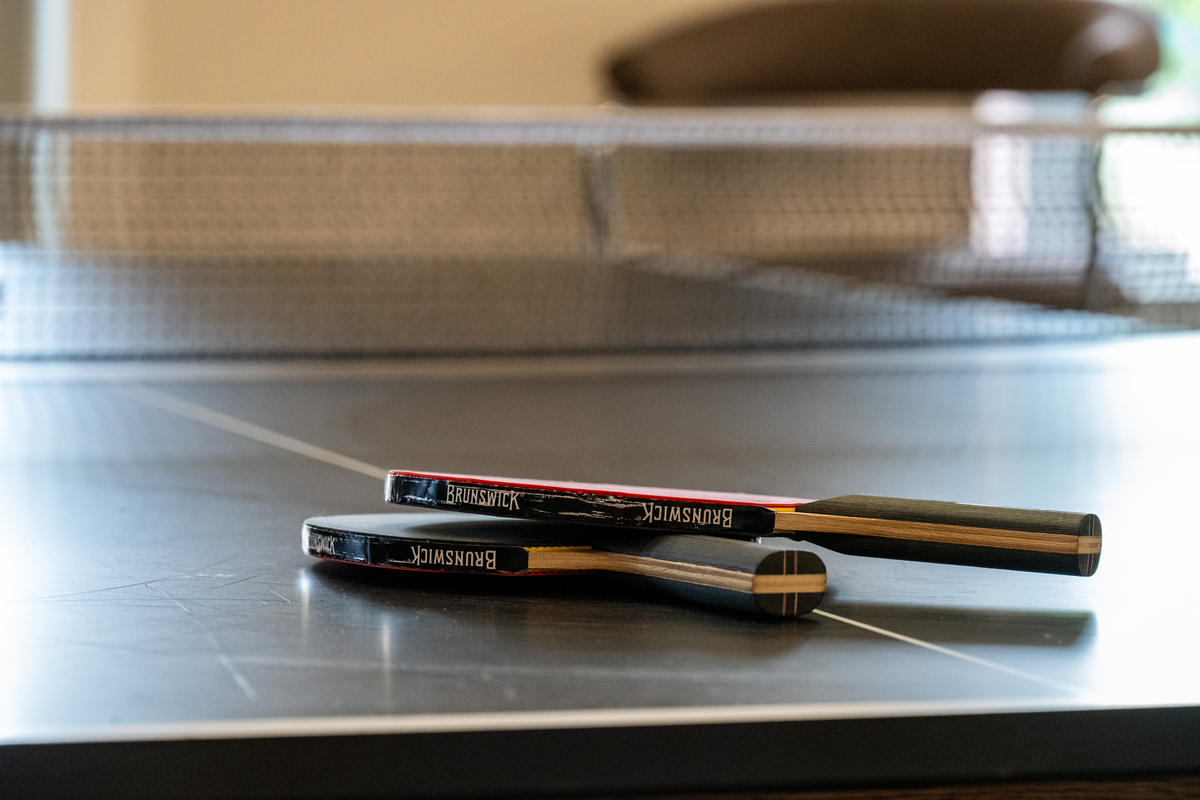 Ready for your next match? Enjoy hours of friendly ping pong competition.