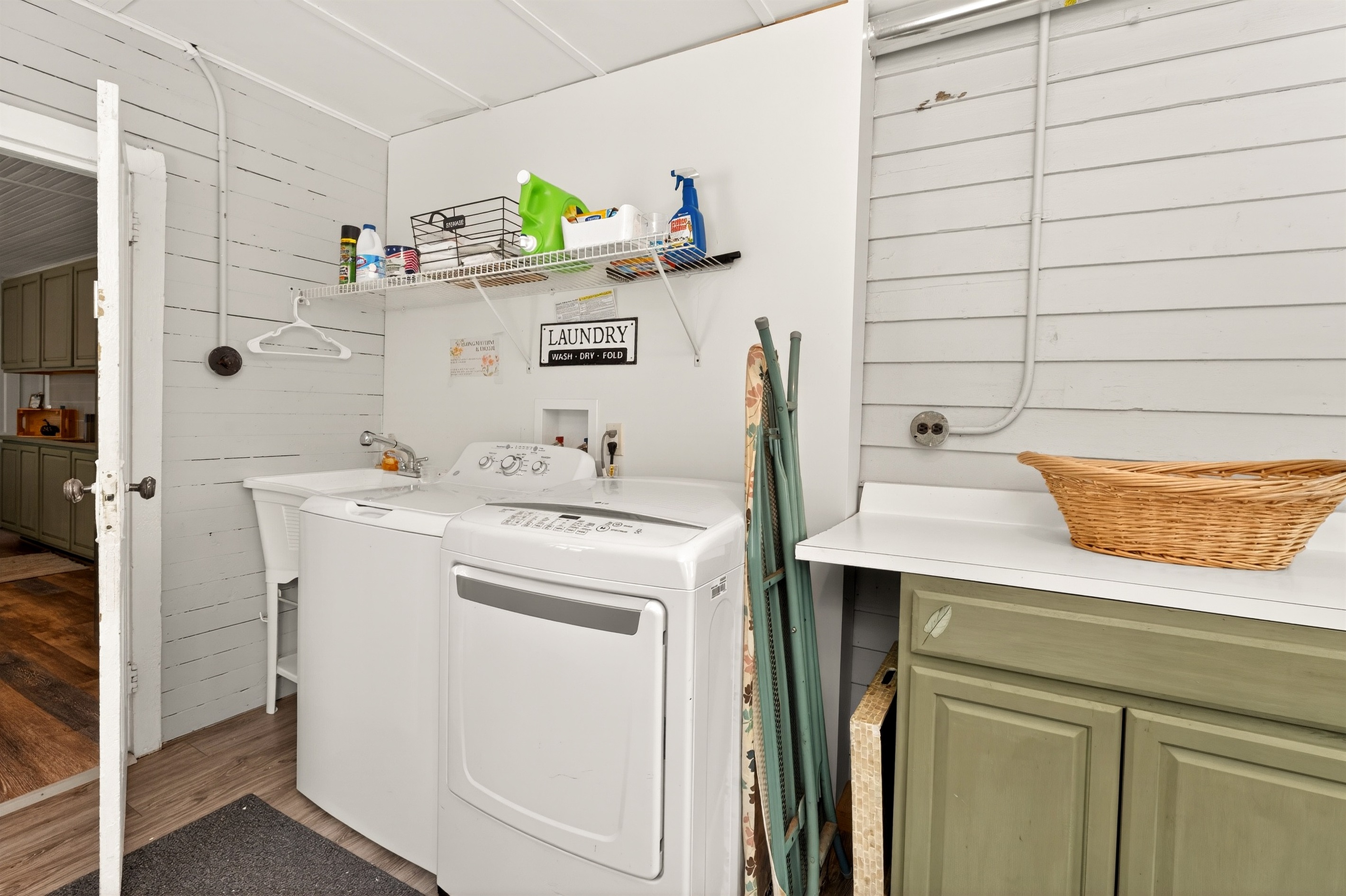 Main floor laundry room