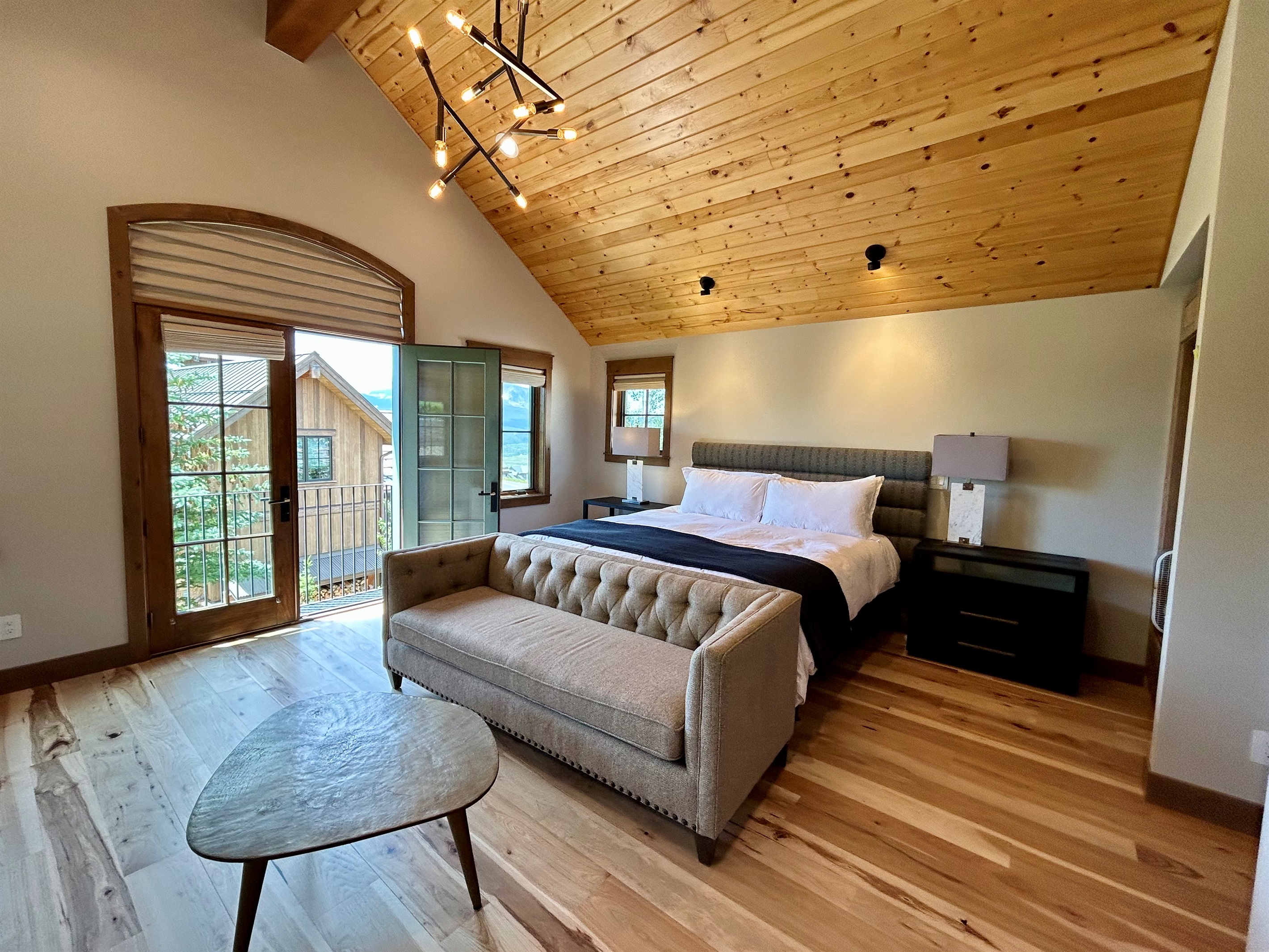 3rd Floor Primary Bedroom with small balcony