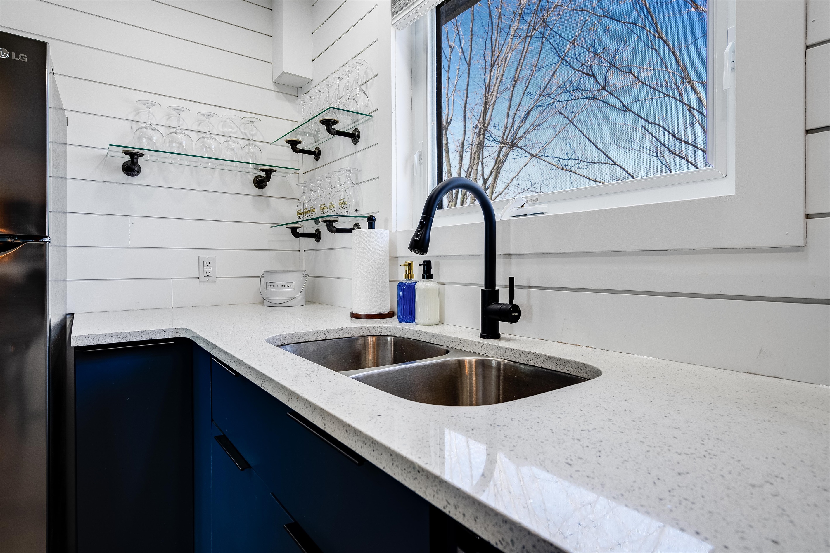 Integrated appliances and minimalist organization