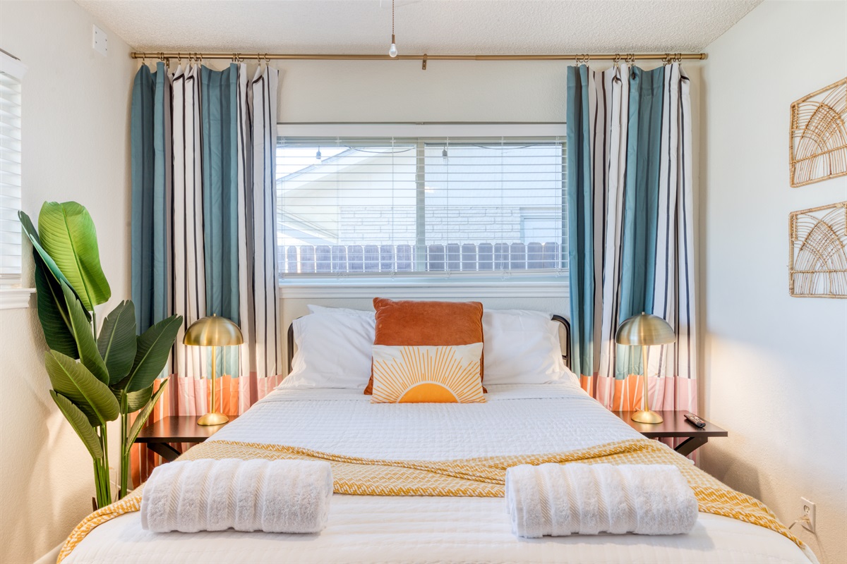 Feminine queen bedroom