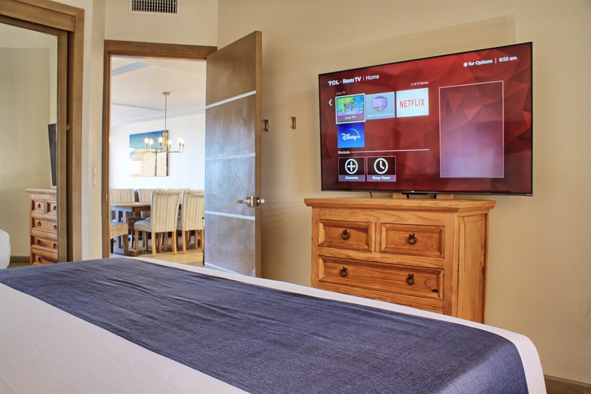 tv in guest bedroom