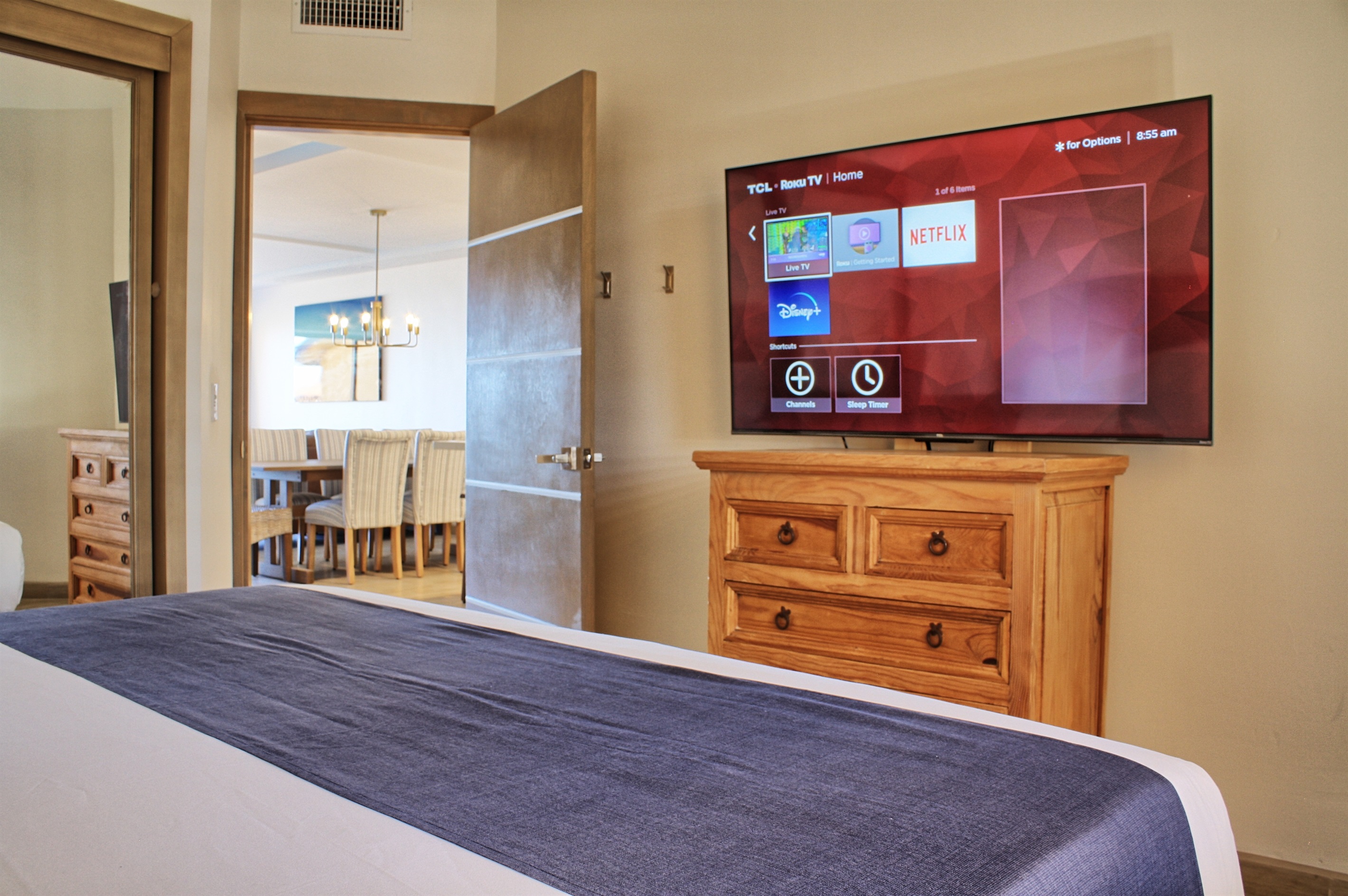 tv in guest bedroom