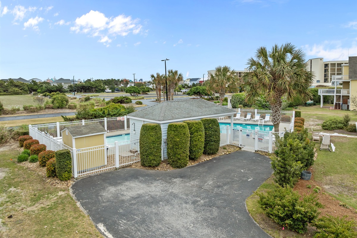 Community pool access close to home!