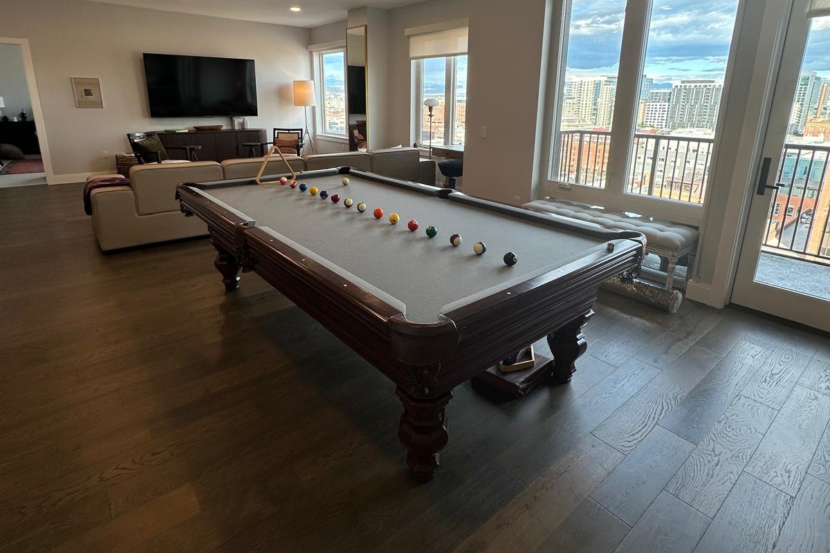 Pool Table with Amazing Views