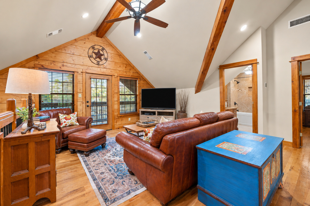 Claim a comfy sofa for movies and laid-back evenings.