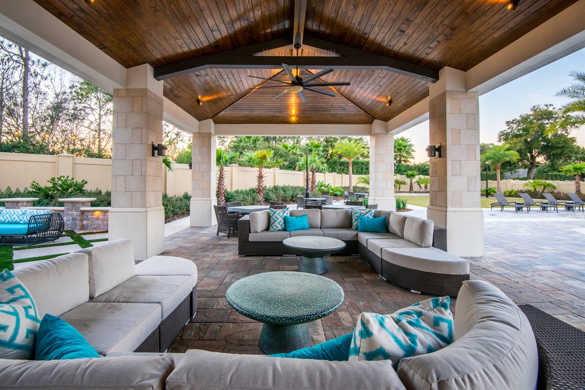 Lounge area at the clubhouse