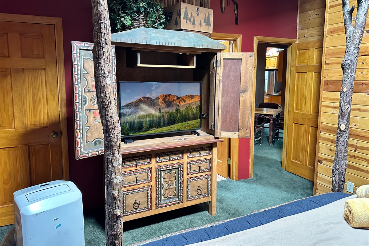 Bedroom includes Smart TV (in armoire)
