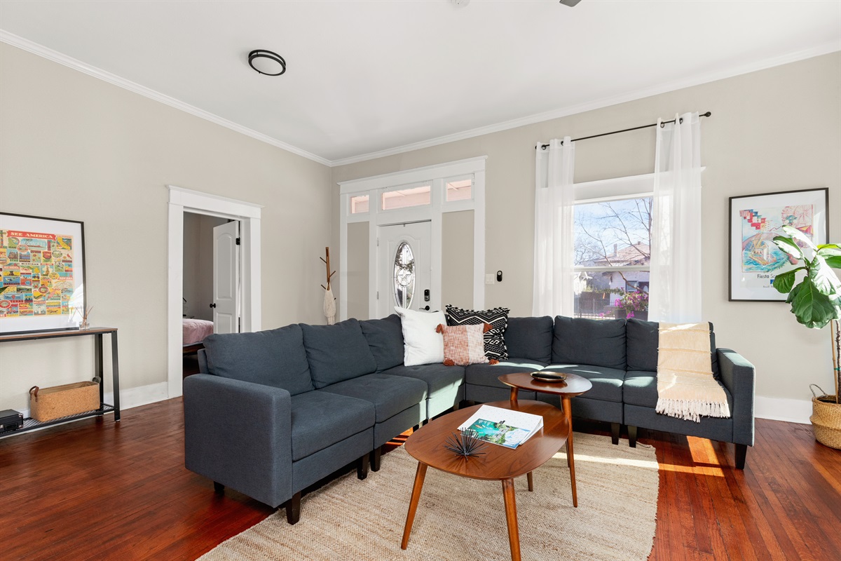 In the heart of the home, this living room radiates warmth—a perfect blend of style and coziness for shared moments and quiet reflections