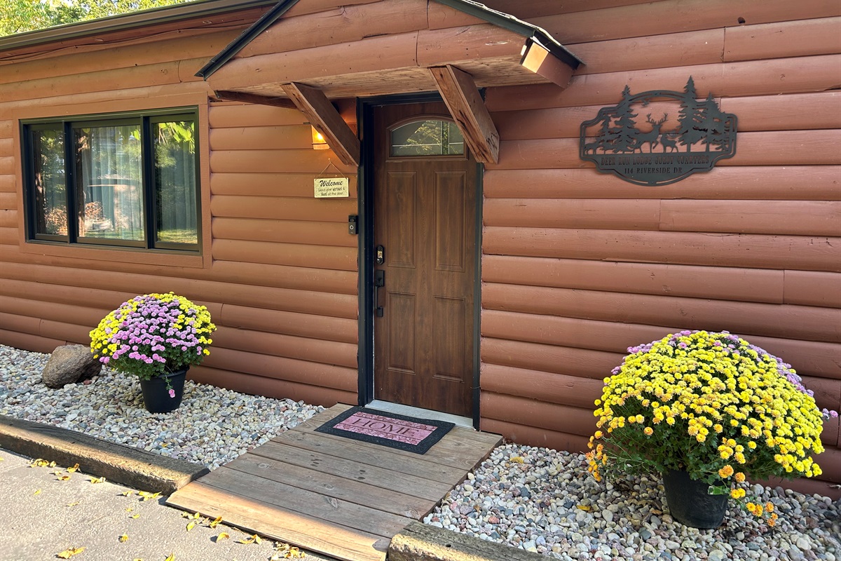 The entrance to Guest Quarters has a time sensitive electronic lock.
