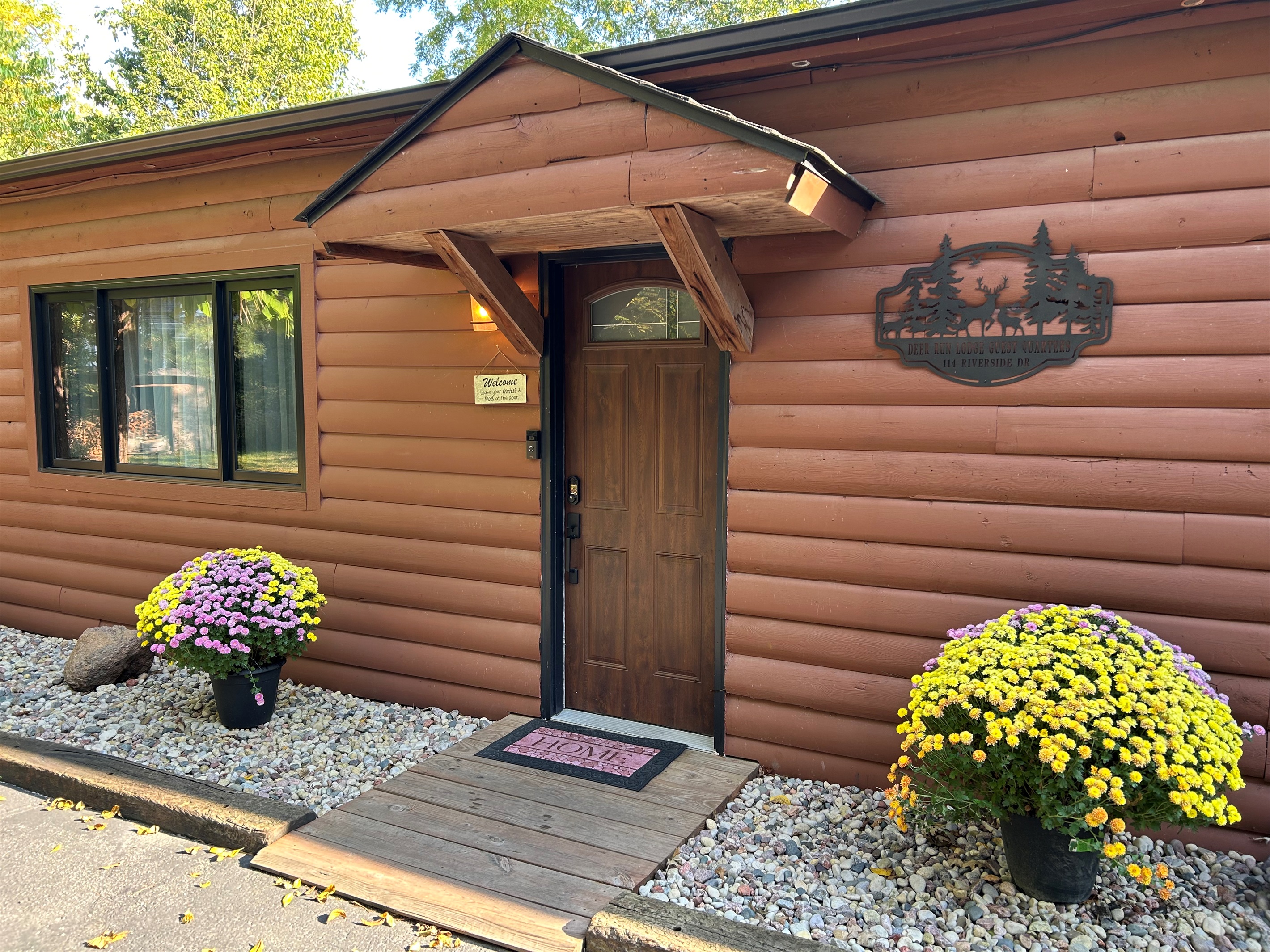 The entrance to Guest Quarters has a time sensitive electronic lock.