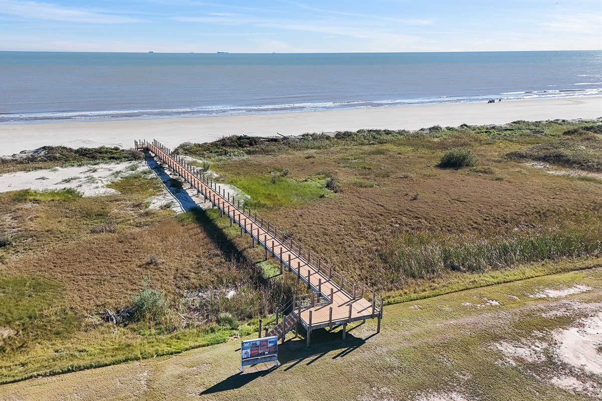 Direct beach access makes it easy to enjoy sunrise walks and sunset strolls along the shoreline.