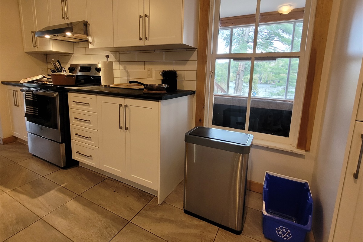 Kitchen counter and appliances
