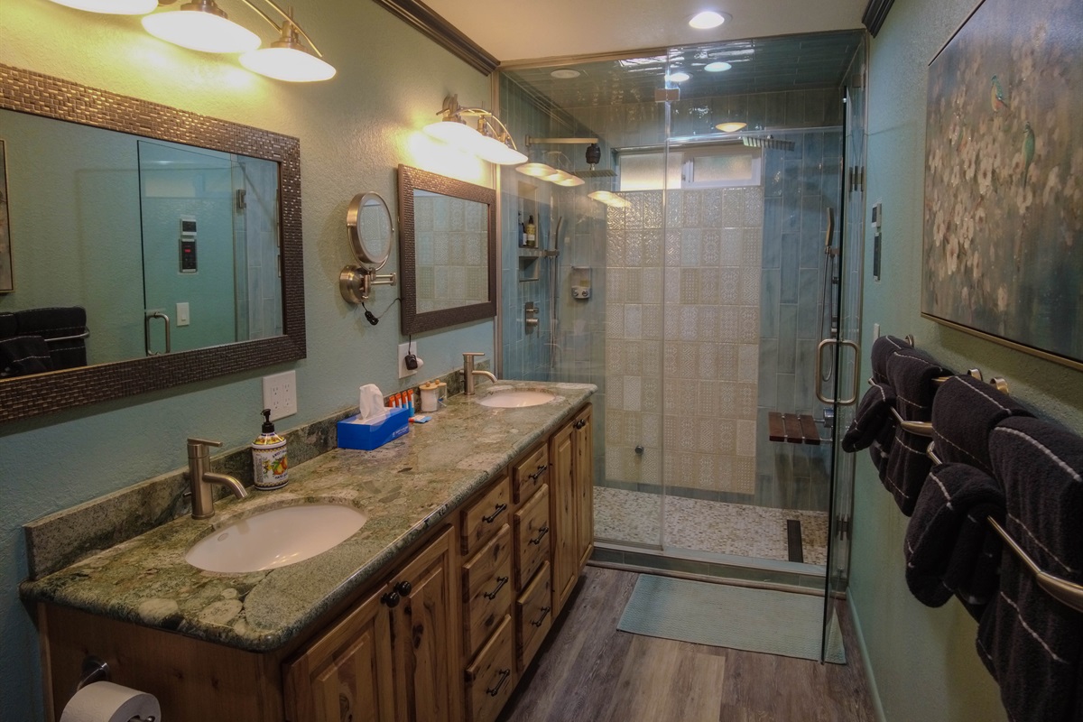 Master Bath with Steam Shower