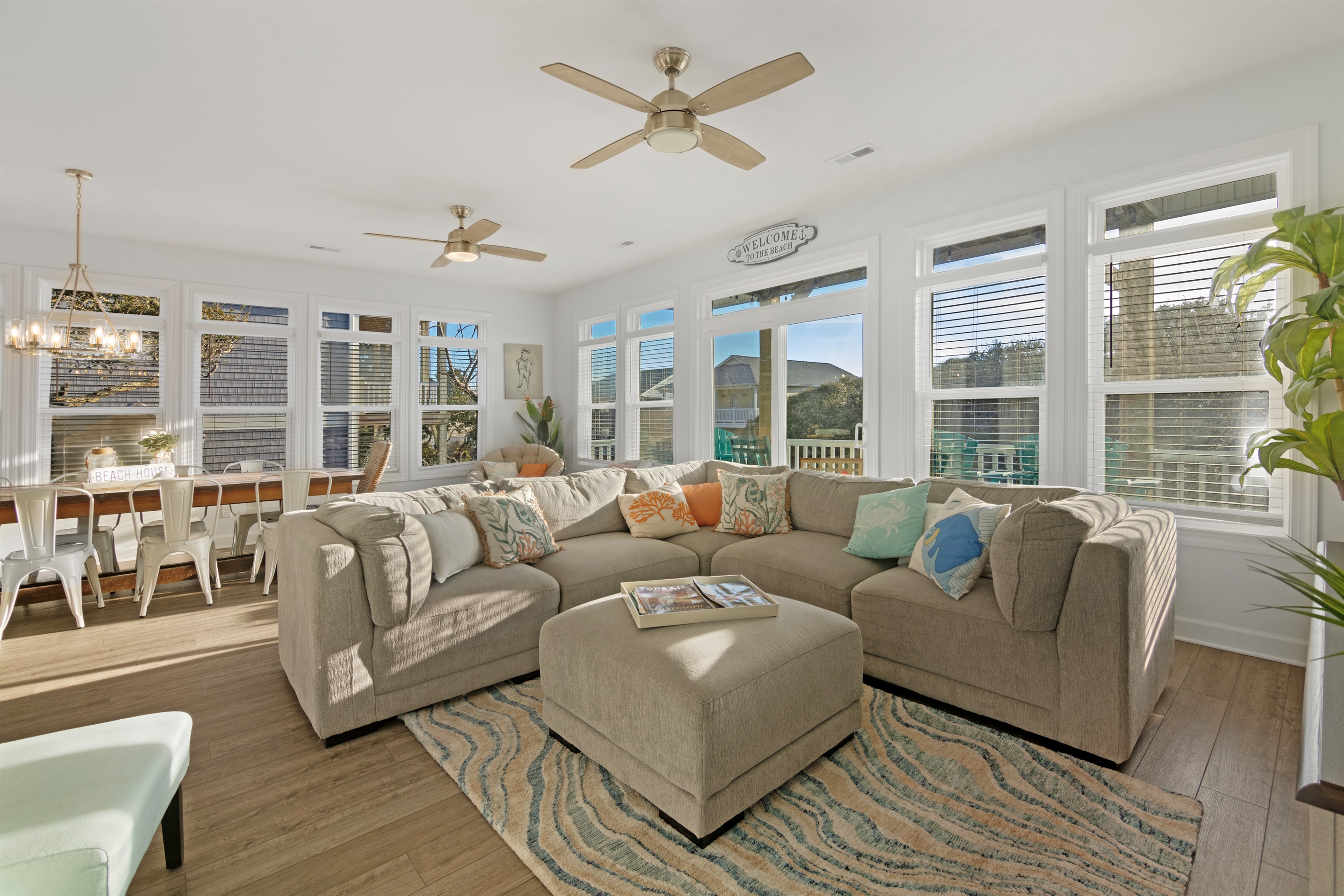 Kick back and reconnect in this inviting living space