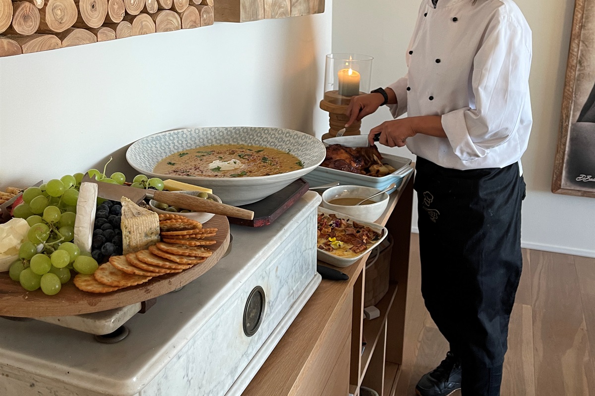 Chef & catering available