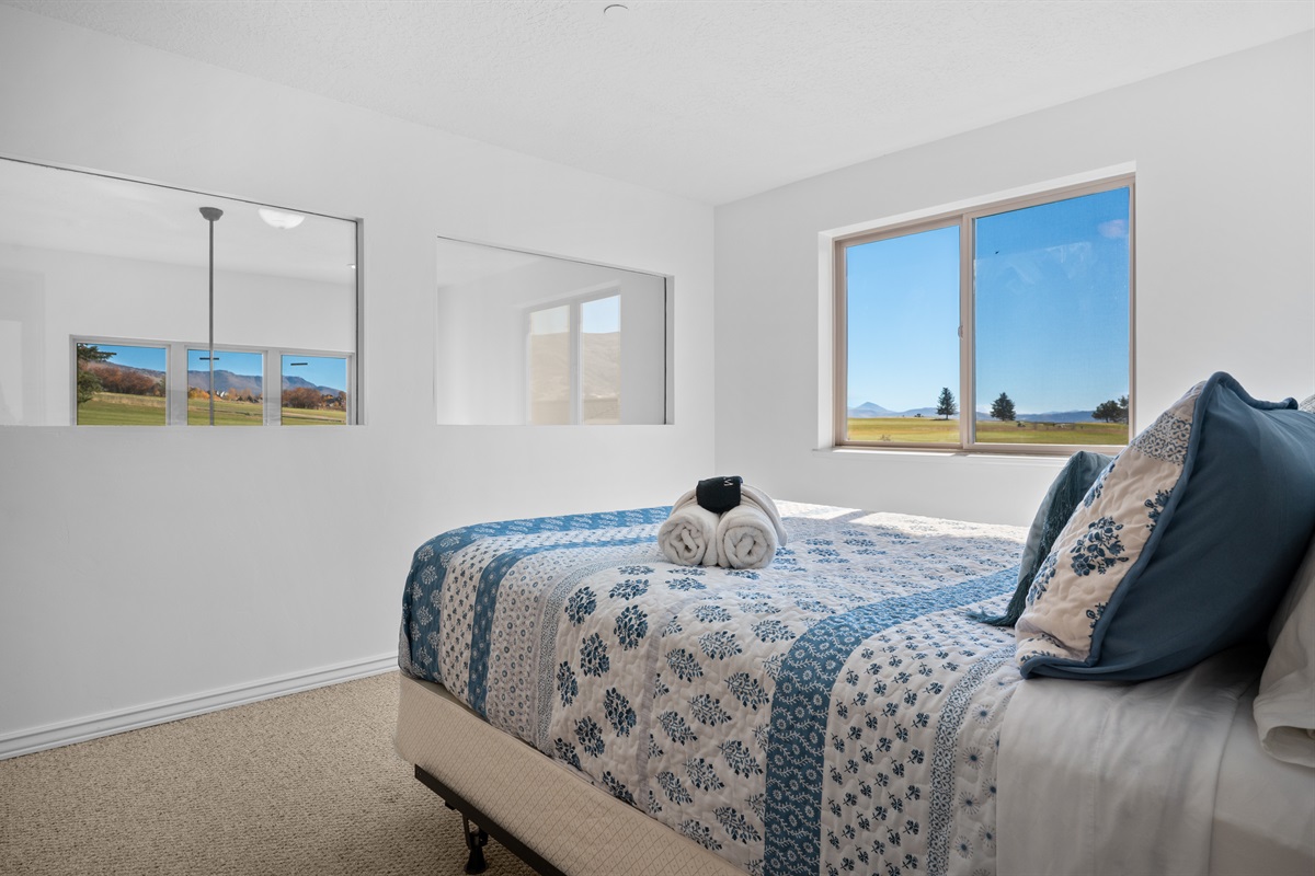 Enjoy plenty of space and natural light in this bedroom.