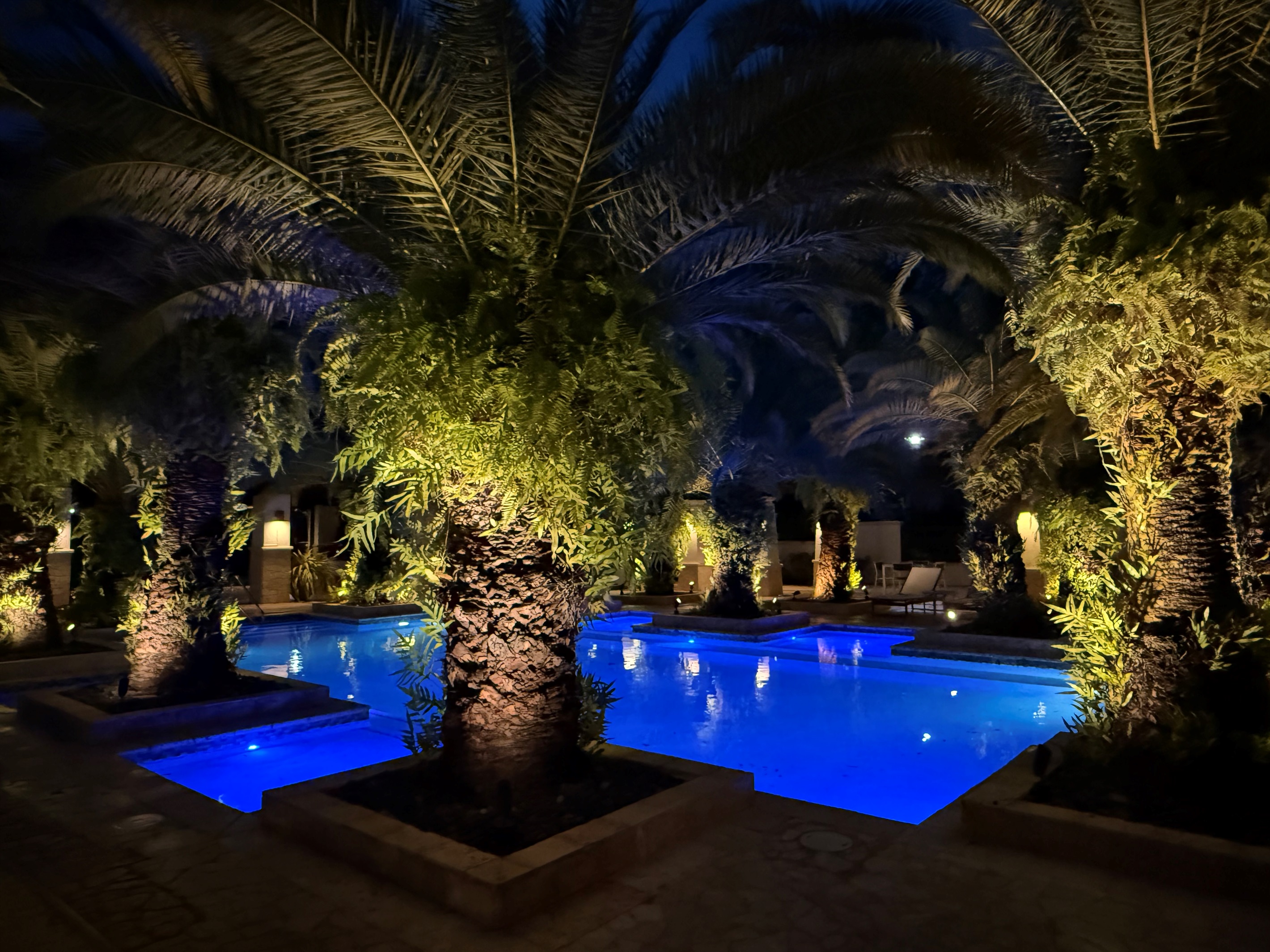 Night View Las Varandas Pool 