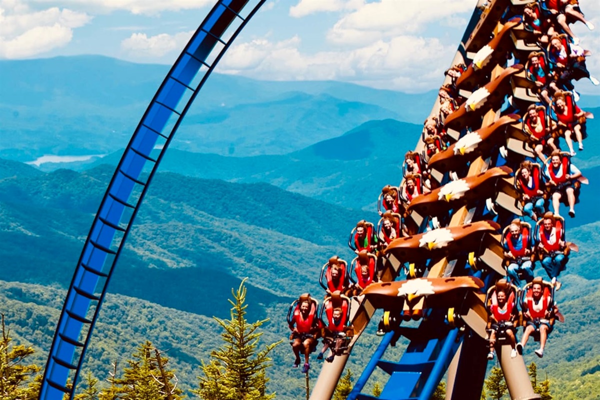 Rollercoaster at Dollywood.
