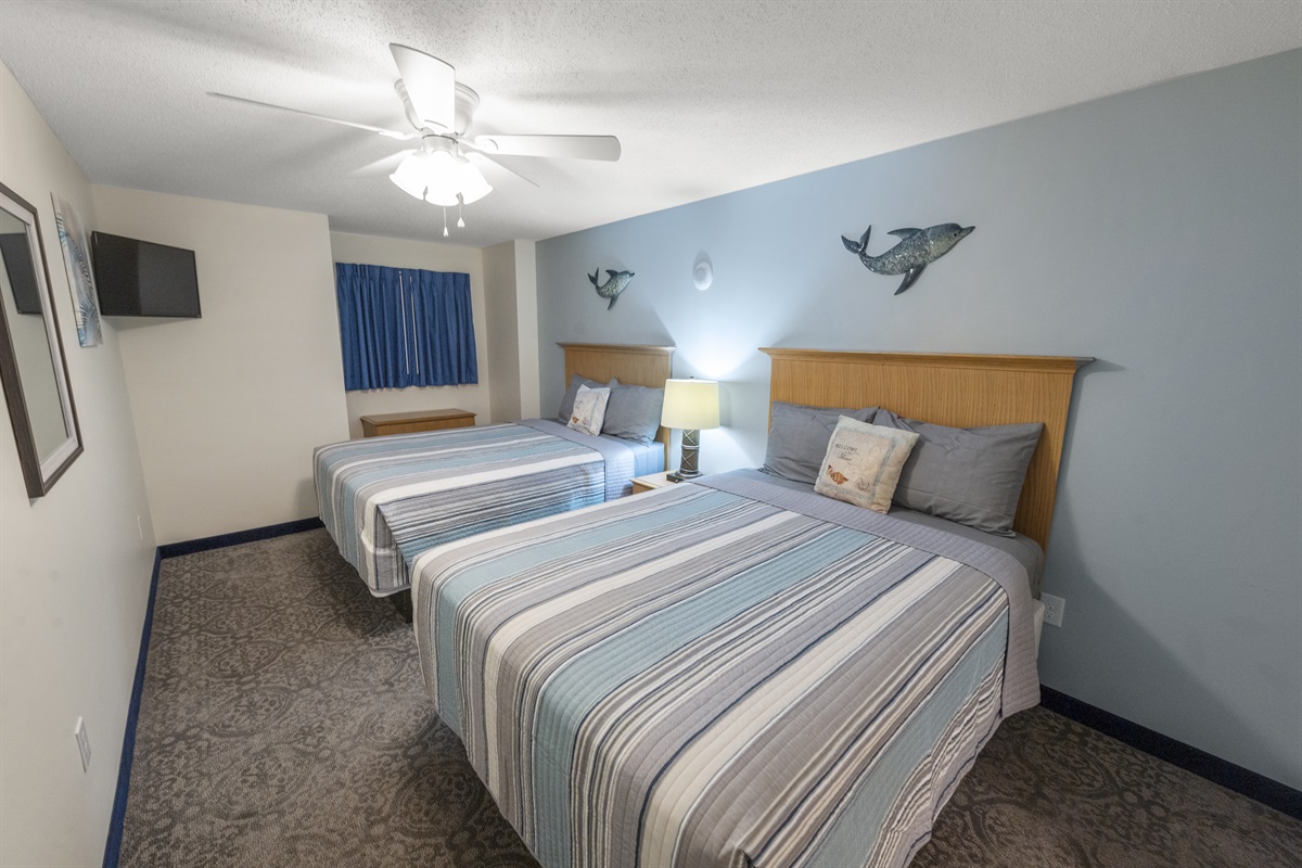 Queen beds in 3rd Bedroom