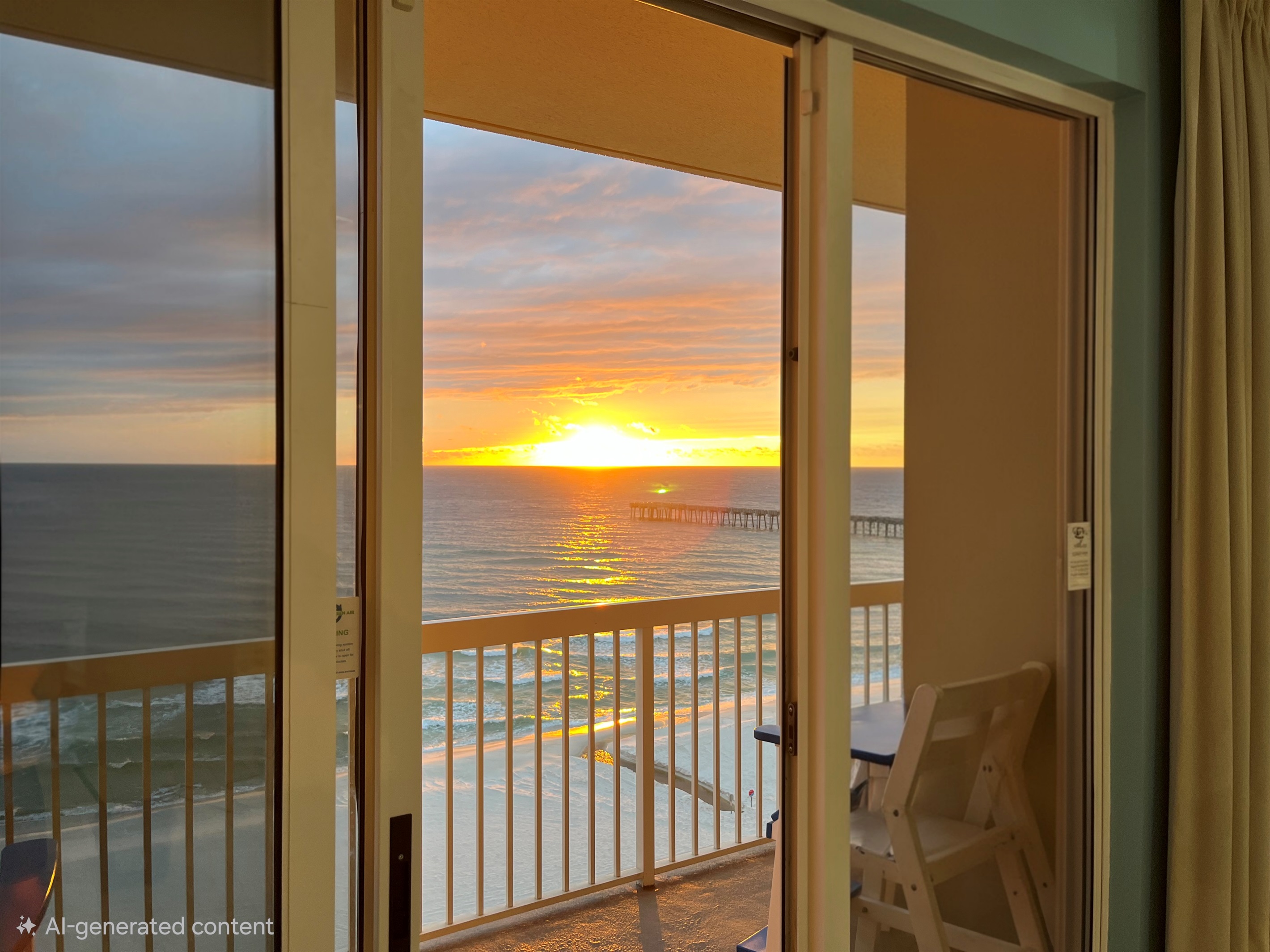 Perfect place to witness amazing sunsets or early morning coffee.