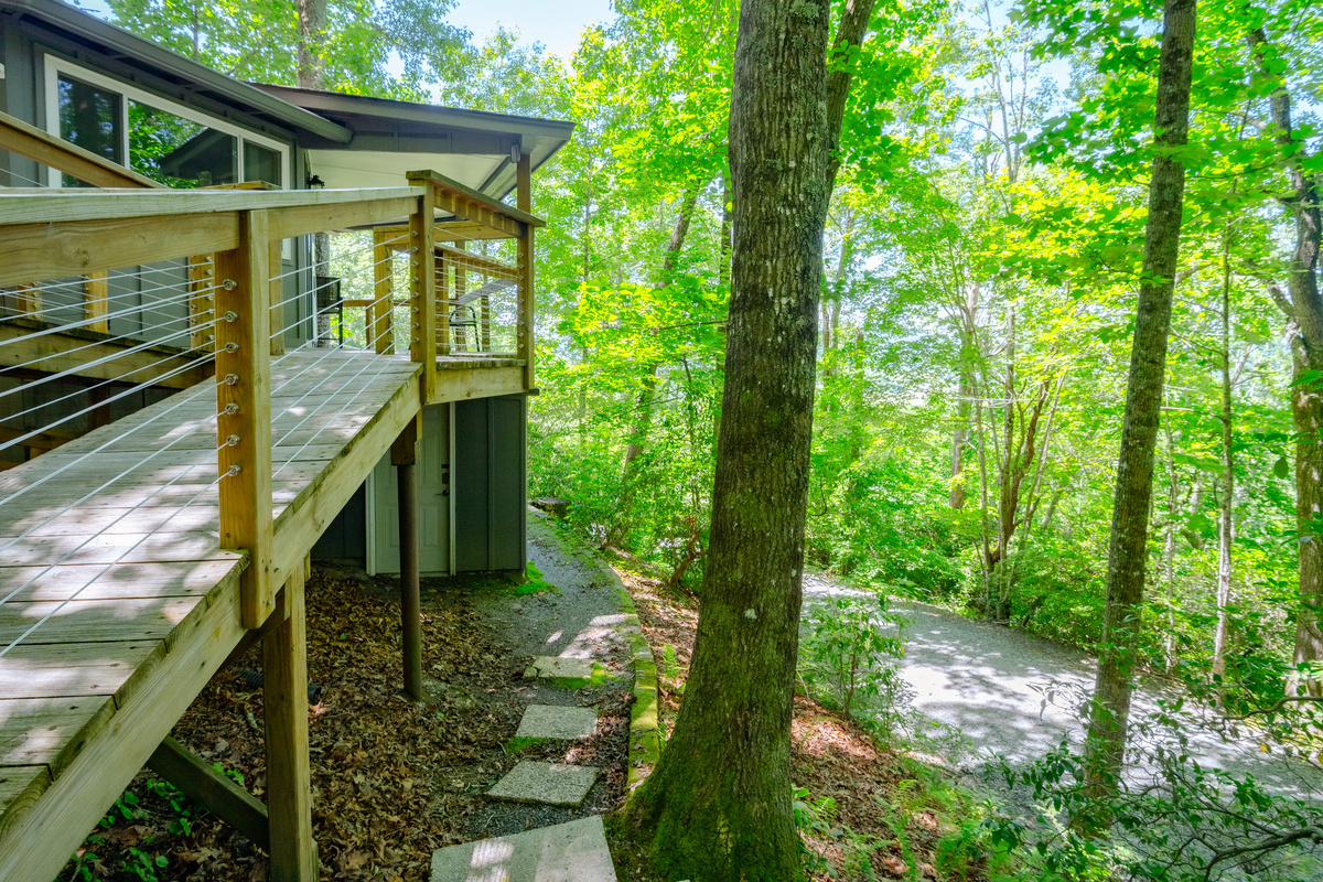 Second ramp leads to the basement where you'll find the washer and dryer