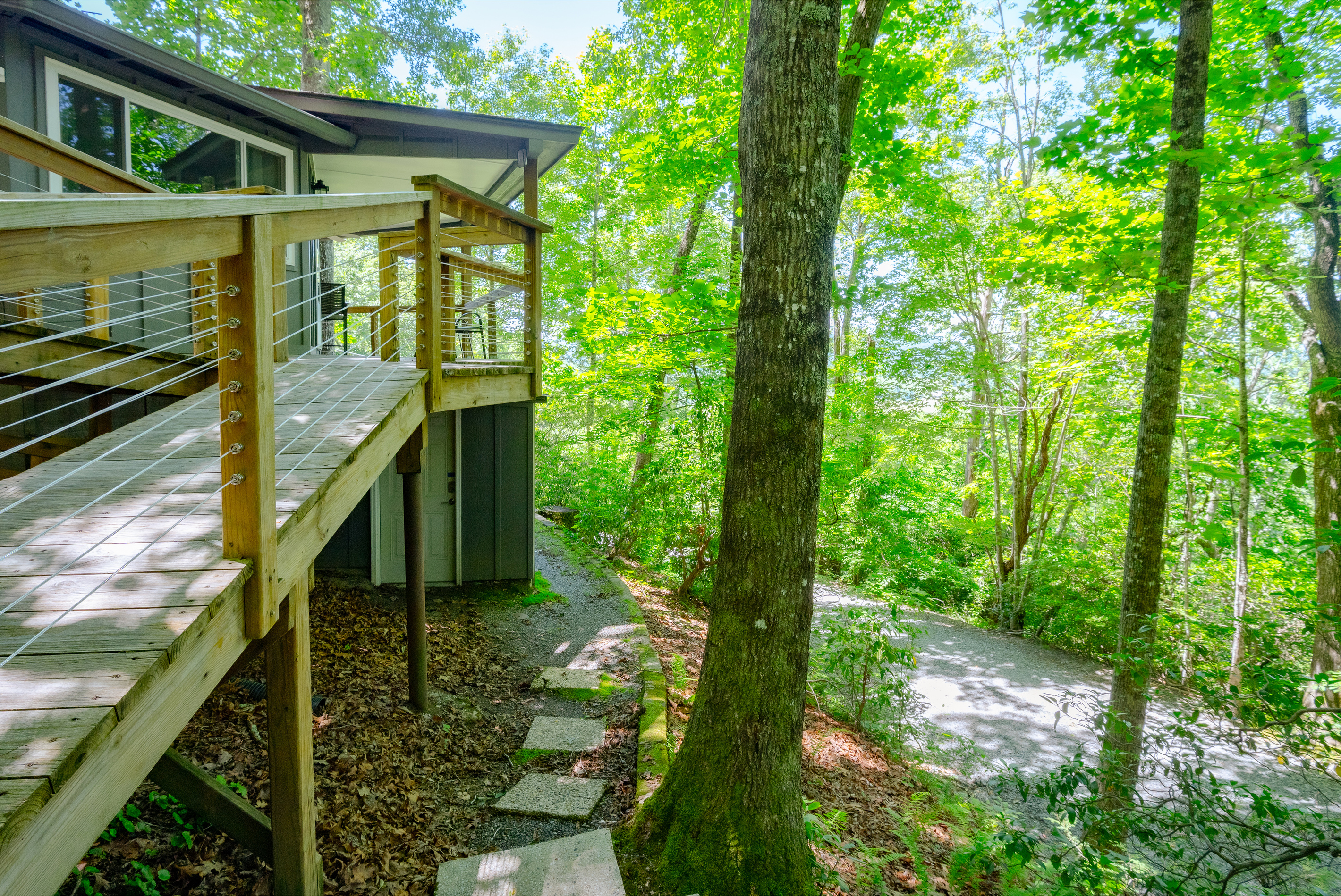 Second ramp leads to the basement where you'll find the washer and dryer