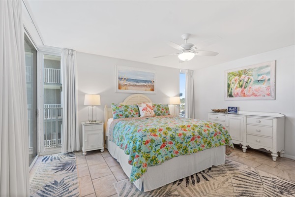 Suite 3 with king and private balcony