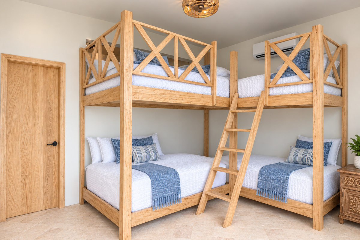 Bunk Room- 2 Full beds and 2 Twin beds- sleeps 6