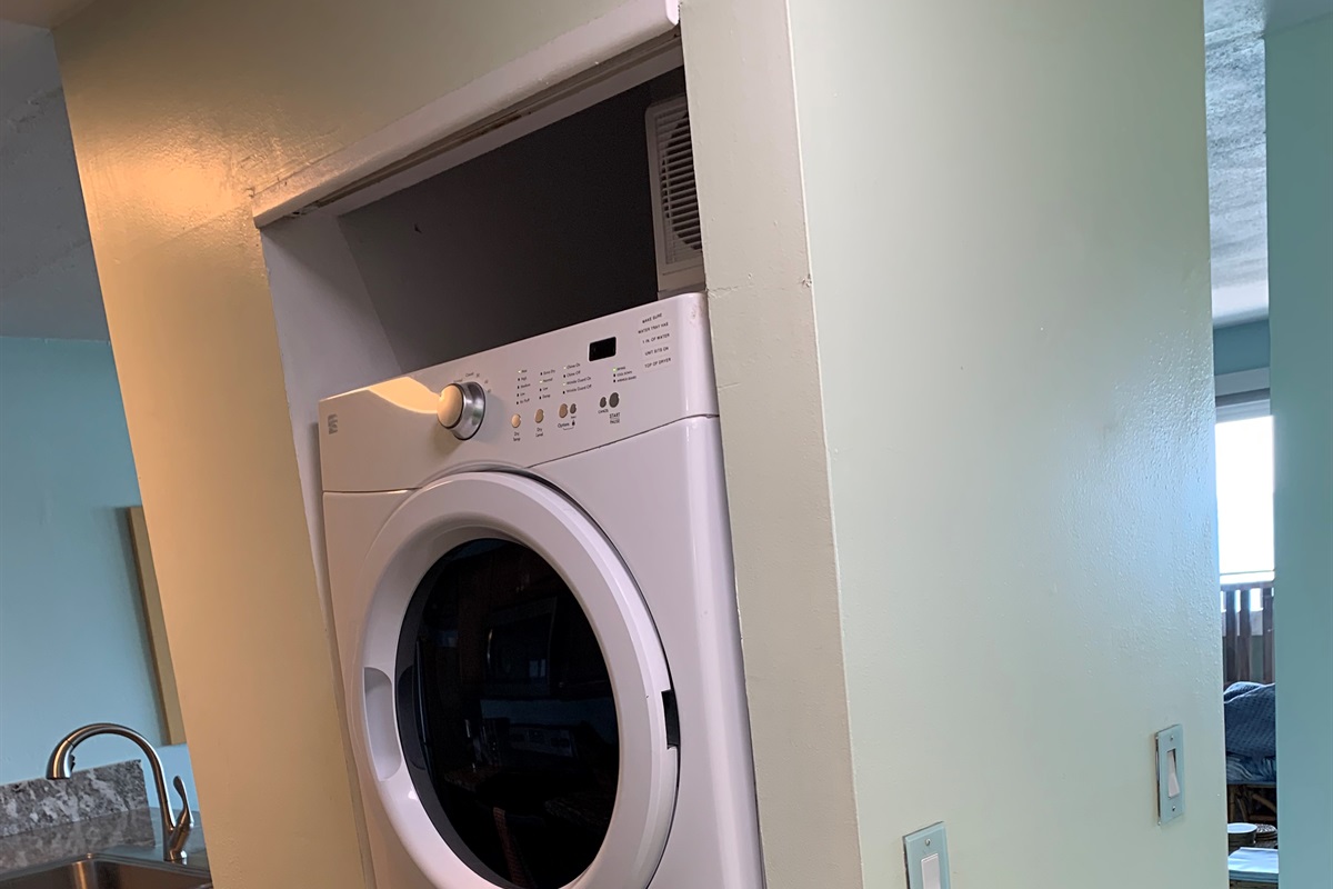 Full size washer and dryer