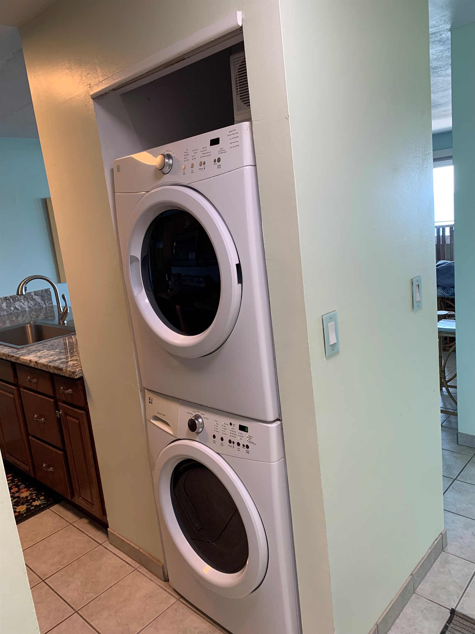 Full size washer and dryer