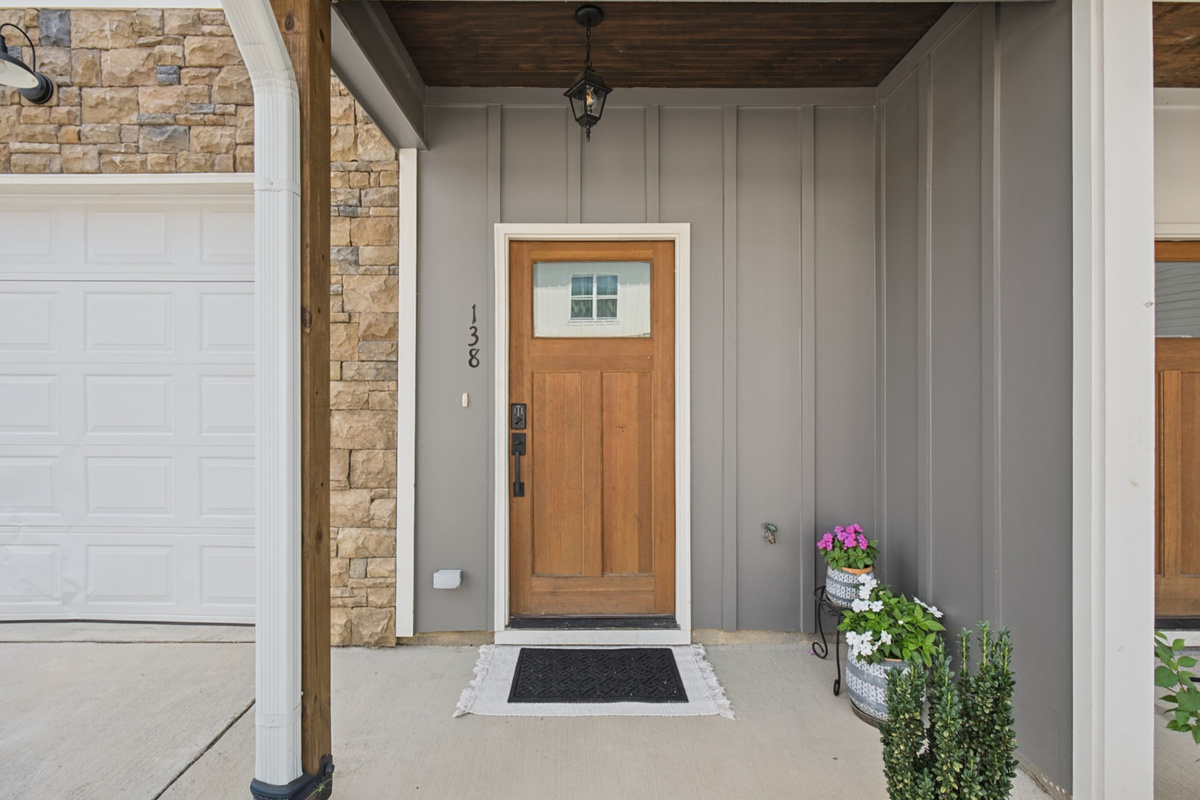 Your front door with keyless entry and no key pickup required