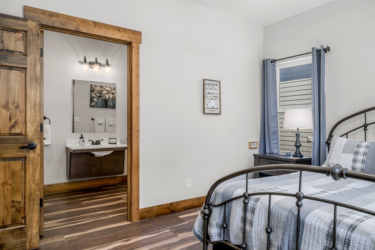 Marilla Cuthbert room view into attached bath