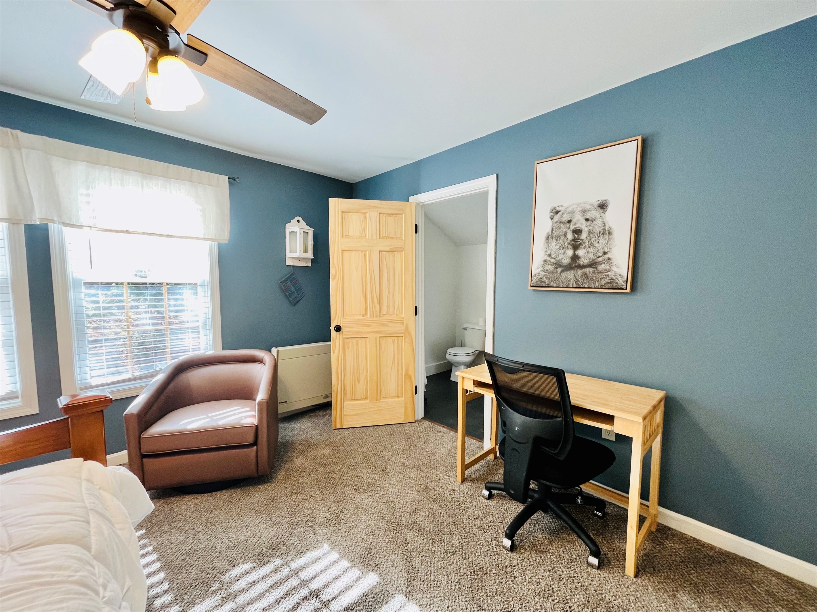 Work from home while staying away for a few days.