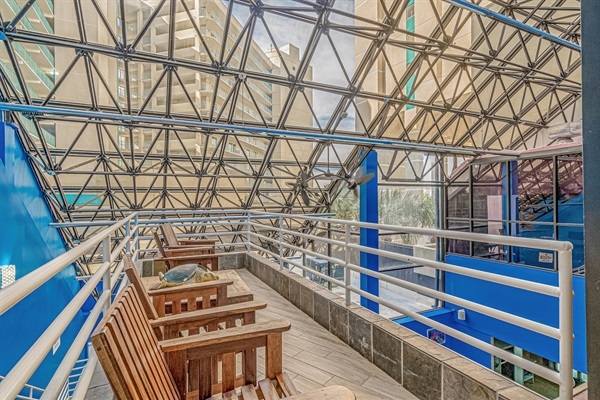 Indoor sunroom for refined relaxation