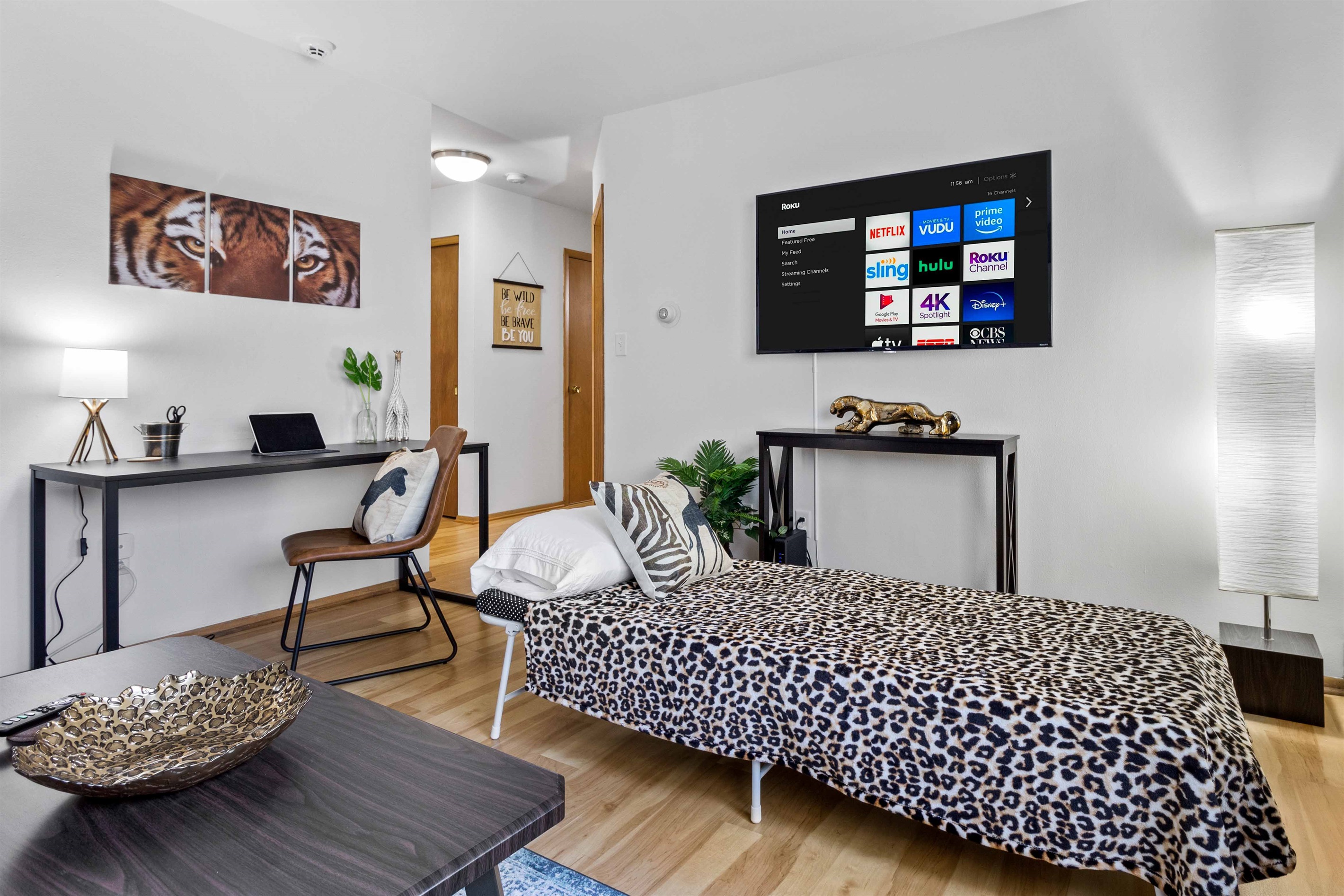 Fold up cot is also available upon request to sleep an extra guest.